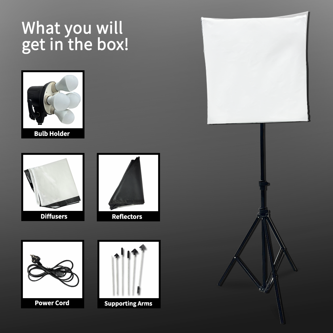 Professional Softbox Lighting Kit