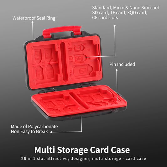 Multi Storage Card Case