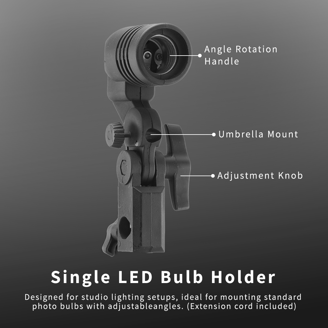 Single LED Bulb Holder
