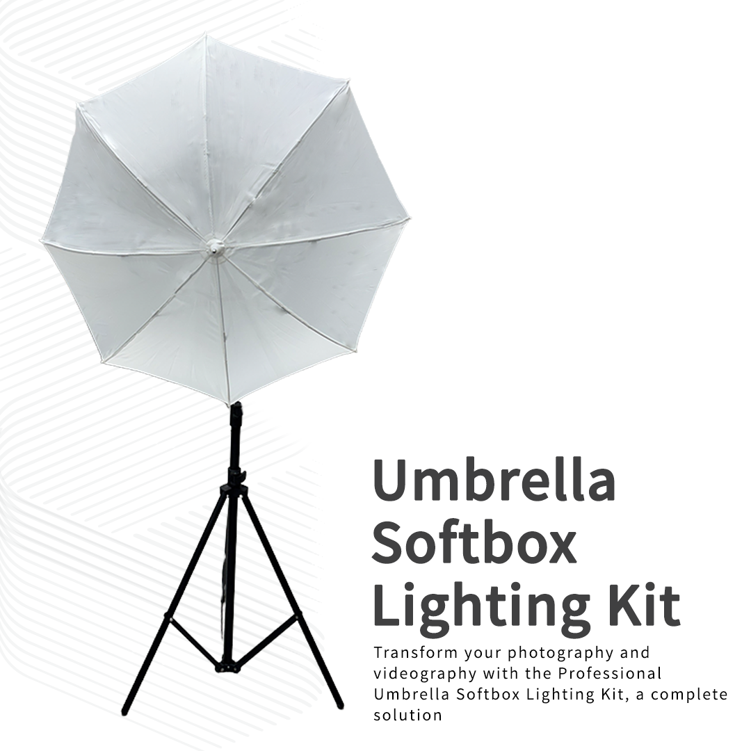 Professional Umbrella Softbox Lighting Kit
