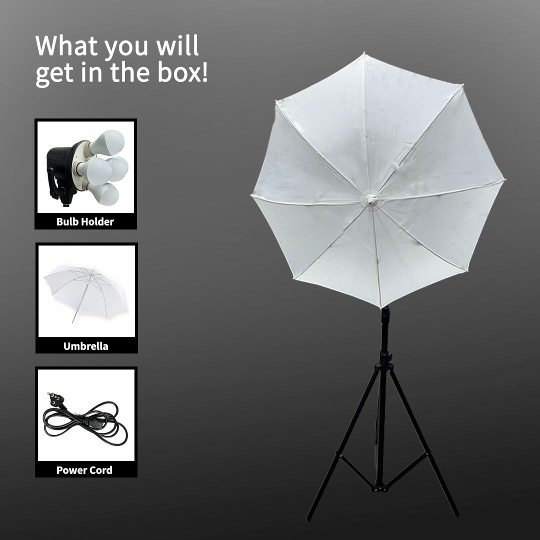 Professional Umbrella Softbox Lighting Kit